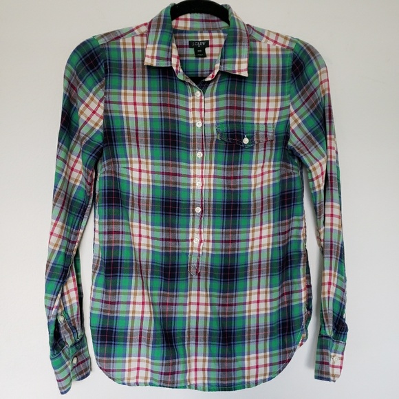 J. Crew Tops - J. Crew | Flannel Button Down
